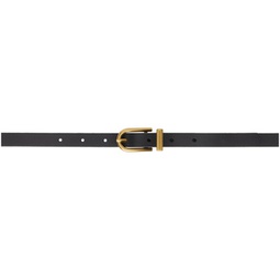 Black Petit Simple Art Deco Belt 241455F001004