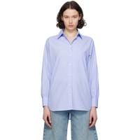 Blue The Borrowed Pocket Shirt 241455F109003