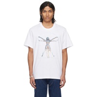 White Vitruvian Woman T-Shirt 241471M213003