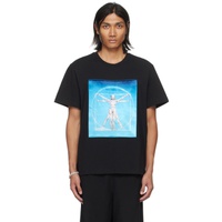 Black Vitruvian Woman T-Shirt 241471M213005