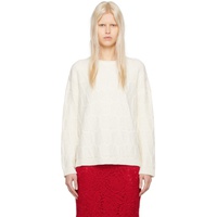 Off-White Crepe Couture Sweater 241476F096001