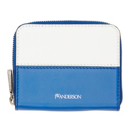 Blue & White Coin Wallet 241477F040000