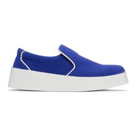 Blue Piping Sneakers 241477M237007
