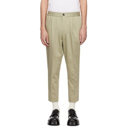Khaki Four-Pocket Trousers 241482M191013