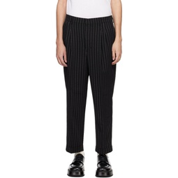 Black Carrot-Fit Trousers 241482M191016