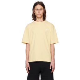 Yellow Bonded T-Shirt 241482M213016