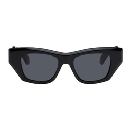 Black Rectangular Sunglasses 241483F005001