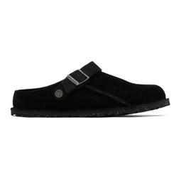Black Narrow Lutry Loafers 241513F121008