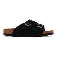 Black Narrow Zuerich Sandals 241513F124006