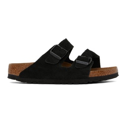Black Narrow Arizona Soft Footbed Sandals 241513F124051