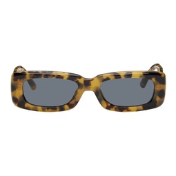 Brown Linda Farrow Edition Mini Marfa Sunglasses 241528F005006