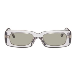 Gray Linda Farrow Edition Mini Marfa Sunglasses 241528F005007