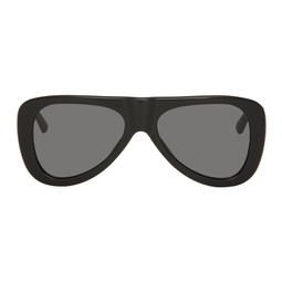 Black Linda Farrow Edition Edie Sunglasses 241528F005023