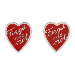 Red Forget Me Not Earrings 241529F022007