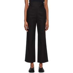 Black Back String Trousers 241535F087001