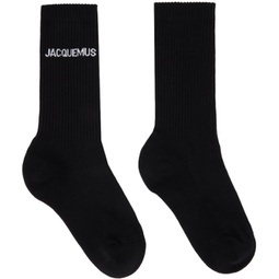 Black Les Classiques Les chaussettes Jacquemus Socks 241553F076000
