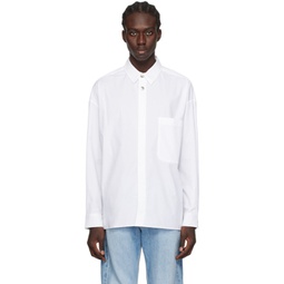White Les Classiques La Chemise Manches Longues Shirt 241553M192007
