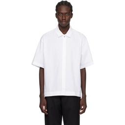 White Les Classiques La chemise manches courtes Shirt 241553M192010