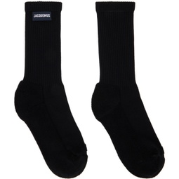 Black Les Classiques Les chaussettes a lenvers Socks 241553M220015