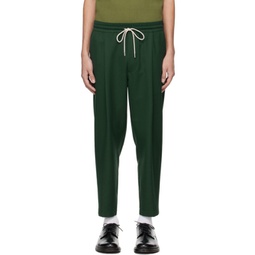 Green Le Pantalon Cropped Trousers 241572M191005