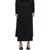Black Pleated Skirt 241573F093000