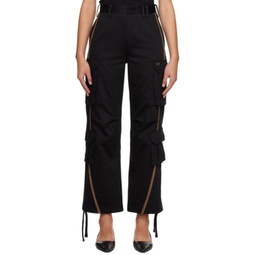 Black Sophie Cargo Pants 241586F087000