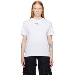 White Bandana Arrow T-Shirt 241607F110003