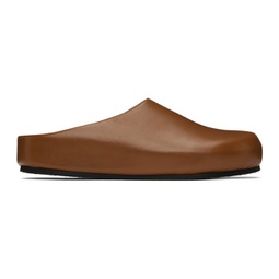 SSENSE Exclusive Brown Wearing Slip-On Loafers 241608F121005