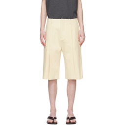 SSENSE Exclusive Off-White Tailored Shorts 241612M193005