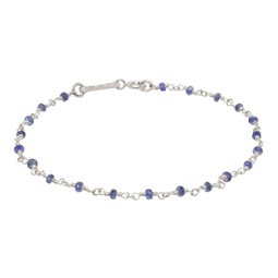 Silver & Blue Taeus Bracelet 241627F007002