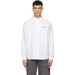 White Embroidered Shirt 241631M192017