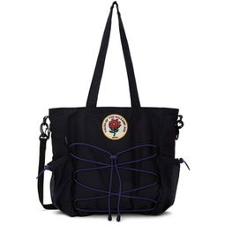 Navy Record Deluxe Tote 241663M171003