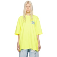 Yellow My Name Is Vetements T-Shirt 241669F110022