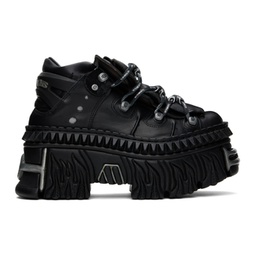 Black New Rock Edition Platform Sneakers 241669F128005