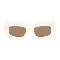 Off-White Smooth Pave Screen Sunglasses 241677F005022
