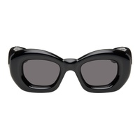 Black Inflated Butterfly Sunglasses 241677F005037