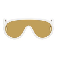 White Wave Mask Sunglasses 241677F005069