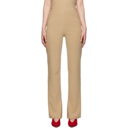 Taupe Lay2 Straight Trousers 241680F087000