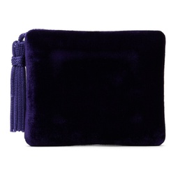 SSENSE Exclusive Purple Velvet Jewelry Box 241686F045005