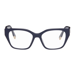 Blue Fendi Way Glasses 241693F004046