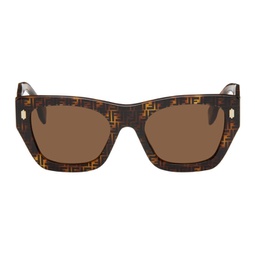 Brown Fendi Roma Sunglasses 241693F005042