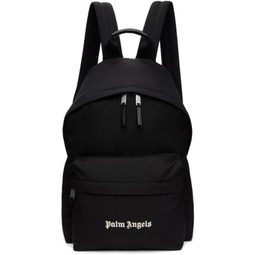 Black Logo Backpack 241695M166003