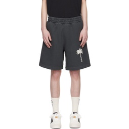 Gray The Palm Shorts 241695M193014