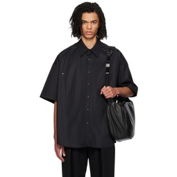 Black Pocket Shirt 241704M192011