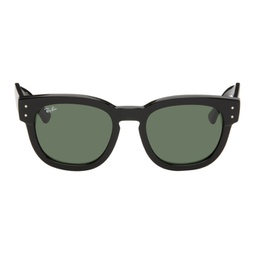 Black Mega Hawkeye Sunglasses 241718F005017