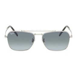 Silver New Caravan Sunglasses 241718M134013