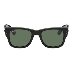 Black Mega Wayfarer Sunglasses 241718M134033