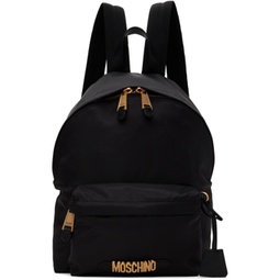 Black Logo Backpack 241720F042000