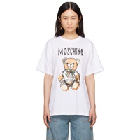 White Archive Teddy Bear T-Shirt 241720F110015