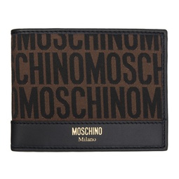 Brown All-Over Logo Wallet 241720M164007